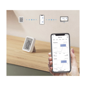 Medidor de temperatura y humedad Datos en pantalla / inalámbrico BLUETOOTH compatible con HUB SwitchBot 5 SWITCHBOTMP AD 3 p