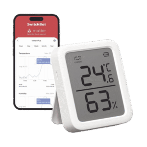 Medidor de temperatura y humedad Datos en pantalla / inalámbrico BLUETOOTH compatible con HUB SwitchBot 1 SWITCHBOTMP p