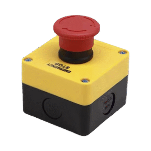 Boton de Stop para Barreras Vehiculares Tipo Enclavado, Operadores Corredizos y Abatibles