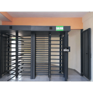 Torniquete Doble Cuerpo Completo AccessPro Interior/Exterior 100% Acero con Pintura Gris EJE CENTRAL con Pintura Gris / Acabado de Lujo / Alto Tráfico 5 XT200C AD 4 p