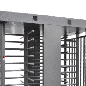 Torniquete Doble Cuerpo Completo AccessPro Interior/Exterior 100% Acero con Pintura Gris EJE CENTRAL con Pintura Gris / Acabado de Lujo / Alto Tráfico 3 XT200C LAT DER p