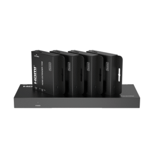 Splitter HDMI 1x4 y Extensor HDMI | 4K@30Hz 40m | 1080p@60Hz 70m | Función PoC |  4:4:4