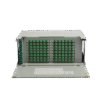 Distribuidor de Fibra Optica para 96 empalmes, con 96 acopladores SC/APC y 96 pigtails, 19", 4 UR 6 ODU19RPCSS96B p