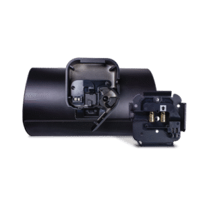 Altavoz Exterior 2 Vias TruAudio | Controlador de 6,5" | Tweeter de 1" | Radiador que Mejora los Graves | Tecnología de Montaje de Bloqueo Rápido | 120 W | 8Ω | Negro 4 OP6BK AD 3 p