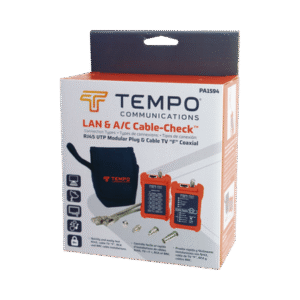 Tester Profesional para mapeo de cables de red/coaxiales 4 PA1594 AD 4 p