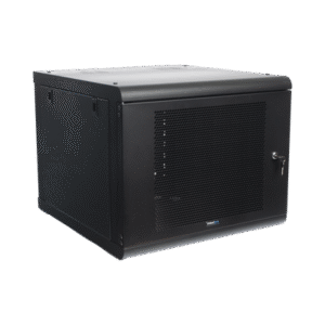 Gabinete de Pared con Puerta Perforada, 635mm de Profundidad, 9U Rack de 19'', Acero Reforzado 2 SR1909GN2P AD 1 p