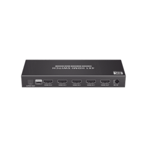 Switch Conmutador HDMI 4X1 | 4 Entradas 1 Salida | Velocidad de trasmisión 48 Gbps | Resolución 8K | Salida de audio | HDCP 2.3 4 TT4018K AD 3 p