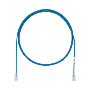 Cable de Parcheo UTP Cat6A, CM/LSZH, Diámetro Reducido (28AWG), Color Azul, 3ft