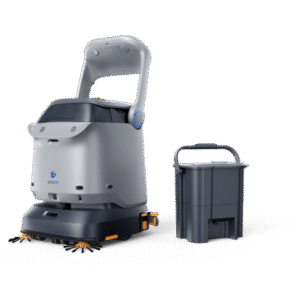 Robot de Limpieza Automatico C40 / Modo de Limpieza Doble Barrido + Aspirado / Potencia de Succión 23500Pa / Tanque de Agua Limpia 16L / Tanque de Agua Sucia 14L / Batería LFP 25.6V 50Ah / Pantalla de Operación 11.6 Pulgadas / 3 adicional 1S400 1